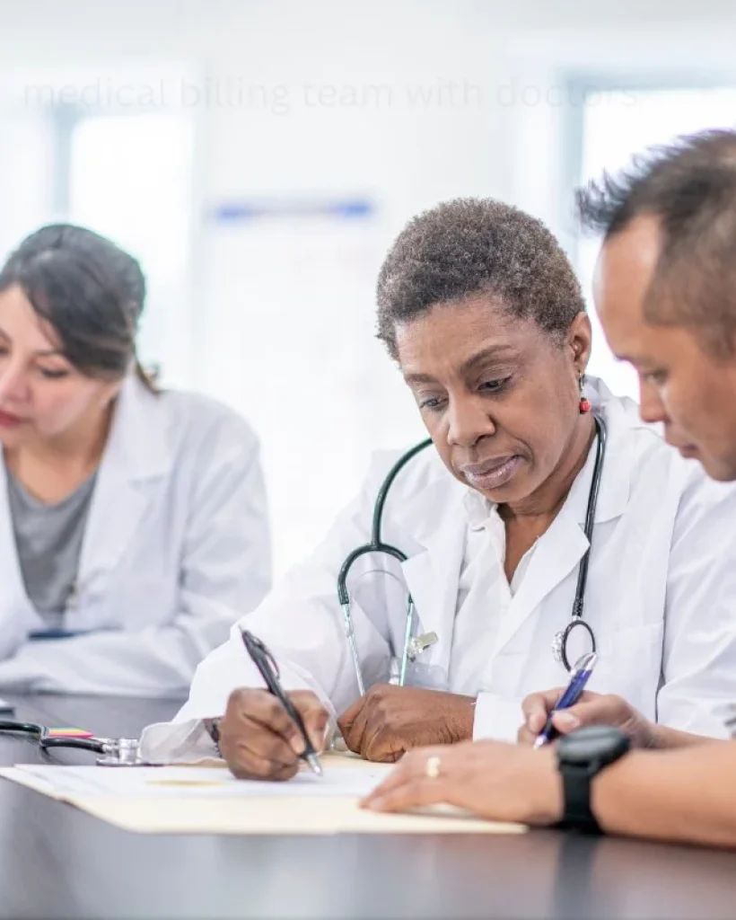 medical billing team with doctors